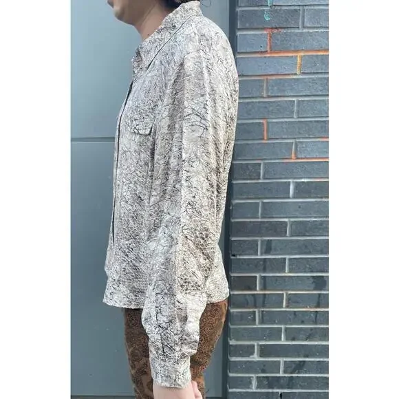 Silk Blend Snakeskin Blouse - Picture 4 of 5